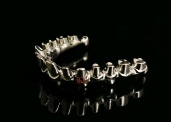 Corrosion Resistant Dental Implant Support Bar Made from Titanium Alloy Ensuring Durable Performance in Oral Environment